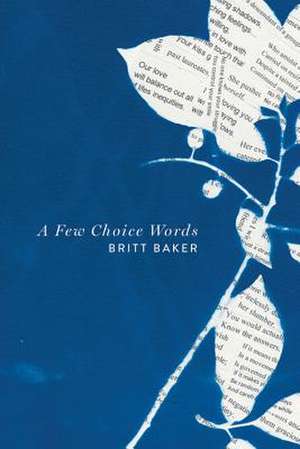 A Few Choice Words de Britt Baker