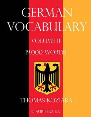 German Vocabulary de Thomas Koziara