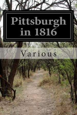 Pittsburgh in 1816 de Various