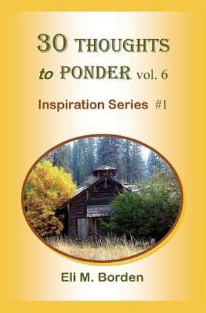 30 Thoughts to Ponder Vol. 6 de Eli M. Borden Phd