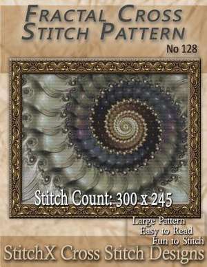 Fractal Cross Stitch Pattern - No. 128 de Tracy Warrington