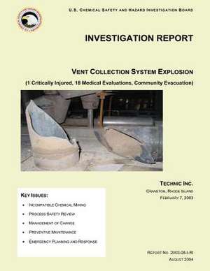 Investigation Report de U. S. Chemica Hazard Investigation Board