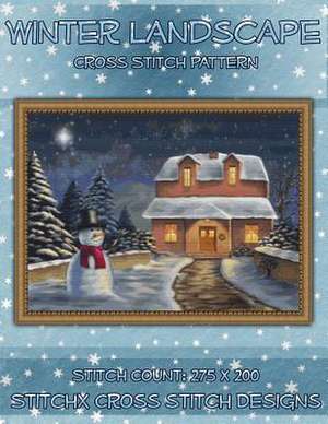 Winter Landscape Cross Stitch Pattern de Tracy Warrington