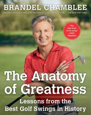 The Anatomy of Greatness: Lessons from the Best Golf Swings in History de Brandel Chamblee