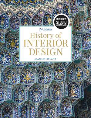 History of Interior Design: Bundle Book + Studio Access Card de Jeannie Ireland