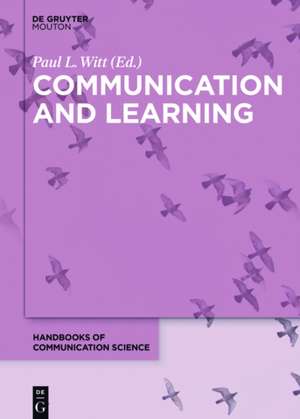 Communication and Learning de Paul Witt