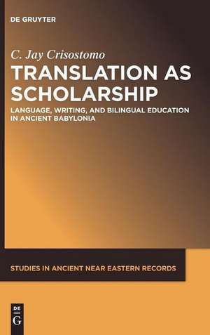 Translation as Scholarship de Jay Crisostomo