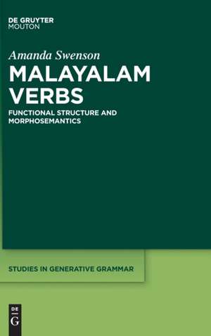 Malayalam Verbs de Amanda Swenson