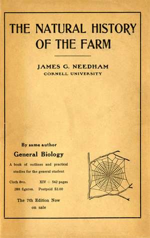 Natural History of the Farm – A Guide to the Practical Study of the Sources of Our Living in Wild Nature de James G. Needham