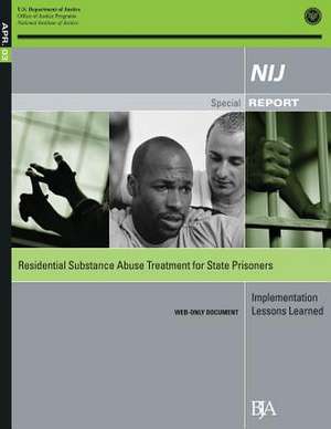 Residential Substance Abuse Treatment for State Prisoners de Sarah V. Hart