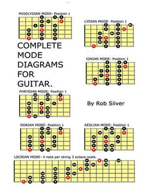 Complete Mode Diagrams for Guitar de Rob Silver