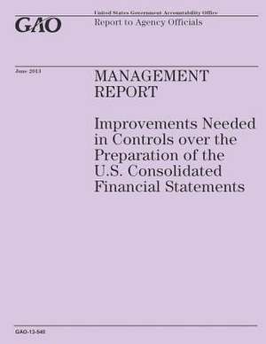 Management Report de Government Accountability Office (U S )