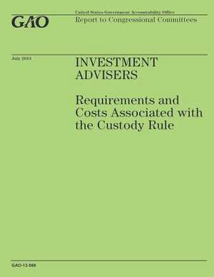 Invest Advisters de Government Accountability Office (U S )