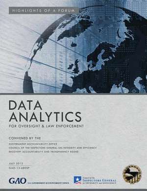 Data Analytics de Government Accountability Office (U S )