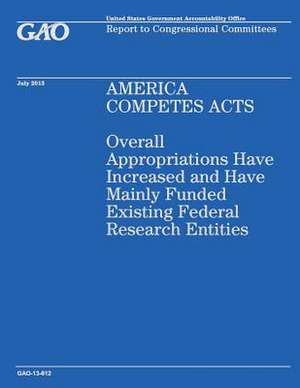 America Competes Acts de Government Accountability Office (U S )