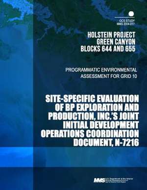 Programmatic Environmental Assessment for Grid 10 de U. S. Department of the Interior