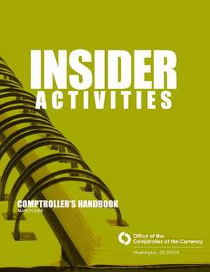 Insider Activities de Comptroller of the Currency Administrato