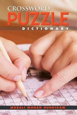 Crossword Puzzle Dictionary de Murali Mohan Hundigam