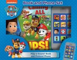 Nickelodeon Paw Patrol: Calling All Pups Book and Phone Sound Book Set [With Toy] de Pi Kids