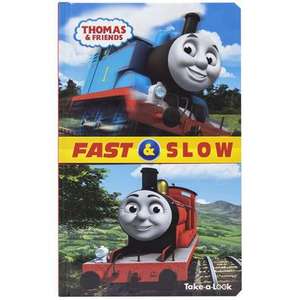 Thomas & Friends: Fast & Slow Take-A-Look Book de Pi Kids