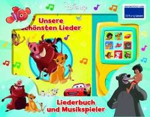 Disney - Unsere schönsten Lieder - Liederbuch und Musikspieler mit 16 beliebten Kinderliedern de Phoenix International Publications Germany GmbH