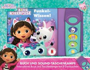 Gabby's Dollhouse - Funkel-Wissen! - Pappbilderbuch mit Taschenlampe und Glitzerseiten - Bilderbuch mit 5 tollen Geräuschen de Phoenix International Publications Germany GmbH