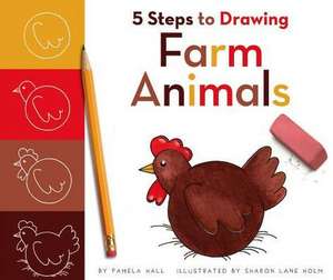 5 Steps to Drawing Farm Animals de Pamela Hall