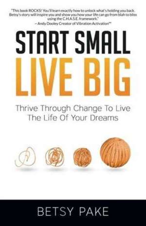 Start Small Live Big de Betsy Pake