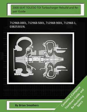 2000 Seat Toledo Tdi Turbocharger Rebuild and Repair Guide de Brian Smothers