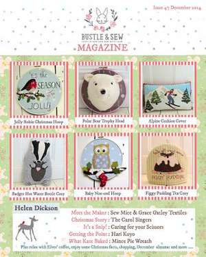 Bustle & Sew Magazine December 2014 de Helen Dickson