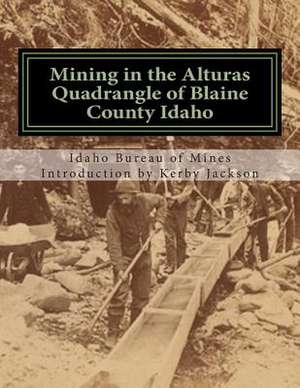 Mining in the Alturas Quadrangle of Blaine County Idaho de Idaho Bureau of Mines