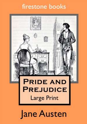 PRIDE AND PREJUDICE LARGE PRINT EDITION de Jane Austen