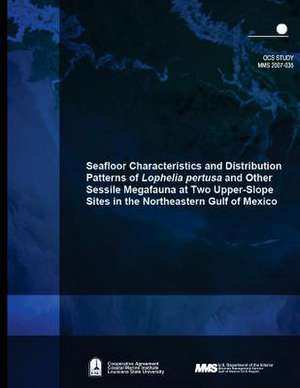 Seafloor Characteristics and Distribution Patterns of Lophelia Pertusa and Other Sessile Megafauna at Two Upper-Slope Sites in the Northeastern Gulf o de U. S. Department of the Interior