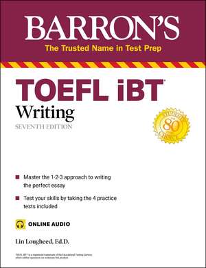 TOEFL iBT Writing (with online audio) de Barron's Educational Series