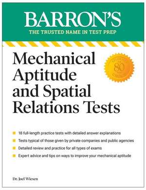 Mechanical Aptitude and Spatial Relations Tests, Fourth Edition de Joel Wiesen