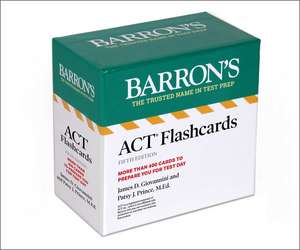 ACT Flashcards, Fifth Edition: Up-to-Date Review de James D. Giovannini