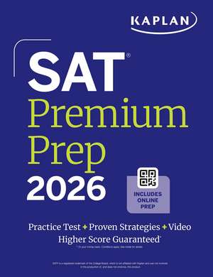 SAT Premium Prep 2026 de Kaplan Test Prep