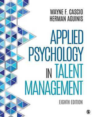 Applied Psychology in Talent Management de Wayne F. Cascio