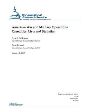 American War and Military Operations Casualties de Congressional Research Service