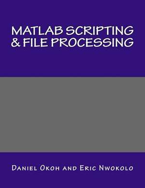 MATLAB Scripting & File Processing