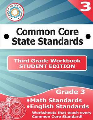 Third Grade Common Core Workbook - Student Edition de Have Fun Teaching