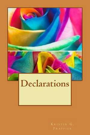 Declarations de Kristin G. Frappier