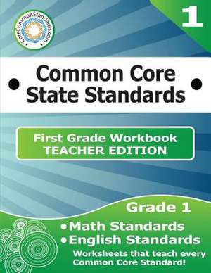 First Grade Common Core Workbook - Teacher Edition de Have Fun Teaching