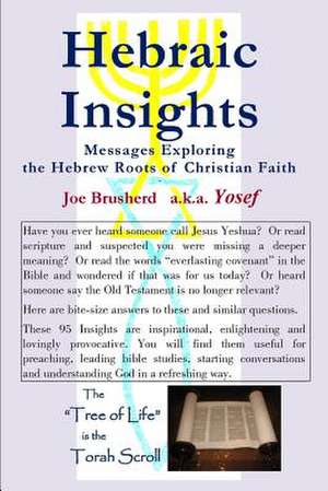 Hebraic Insights - Messages Exploring the Hebrew Roots of Christian Faith de Yosef Brusherd