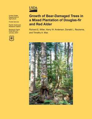 Growth of Bear-Damaged Trees in a Mixed Plantation of Douglas-Fir and Red Alder de U S Dept of Agriculture