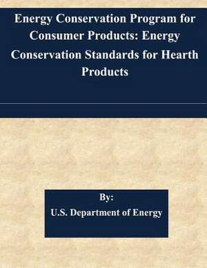 Energy Conservation Program for Consumer Products de Us Dept of Energy