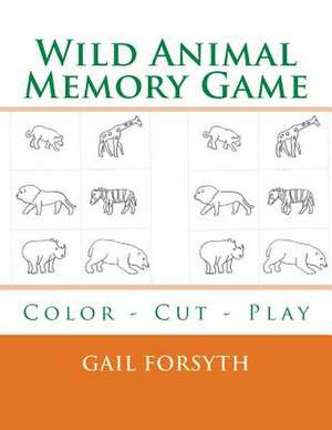 Wild Animal Memory Game de Gail Forsyth