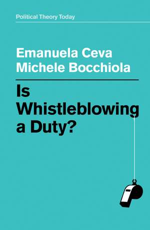 Is Whistleblowing a Duty? de E Ceva