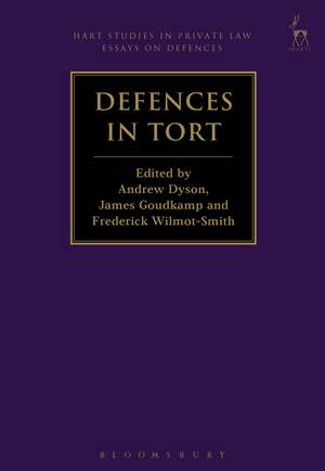 Defences in Tort de Dr Andrew Dyson