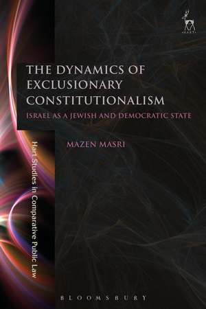 The Dynamics of Exclusionary Constitutionalism: Israel as a Jewish and Democratic State de Dr Mazen Masri